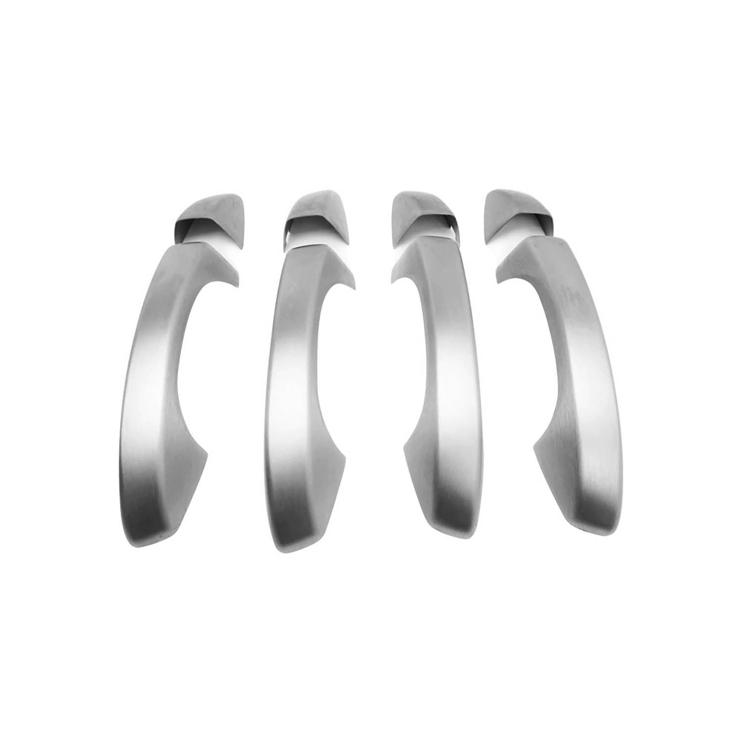 OMAC Zierleisten-Aufkleber Türgriff Blende Chrom für Seat Alhambra 2010-2025 4Tür Gebürstet 8tlg, (8tlg), Langlebig,Einfache Reinigung,Einfache Installation,Rostbeständig