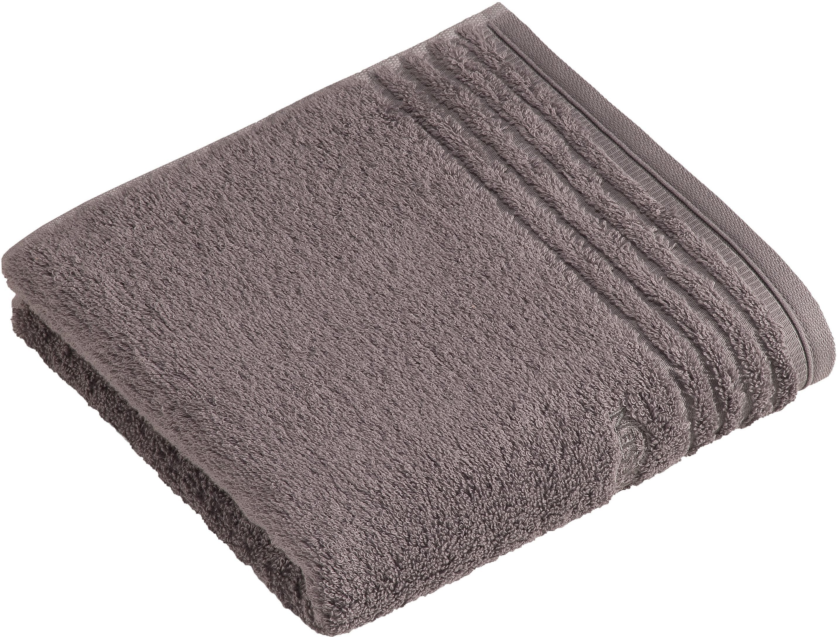 Vossen Handtuch Vienna Style Supersoft, Webfrottier (2-St), Supersoft Baumwolle