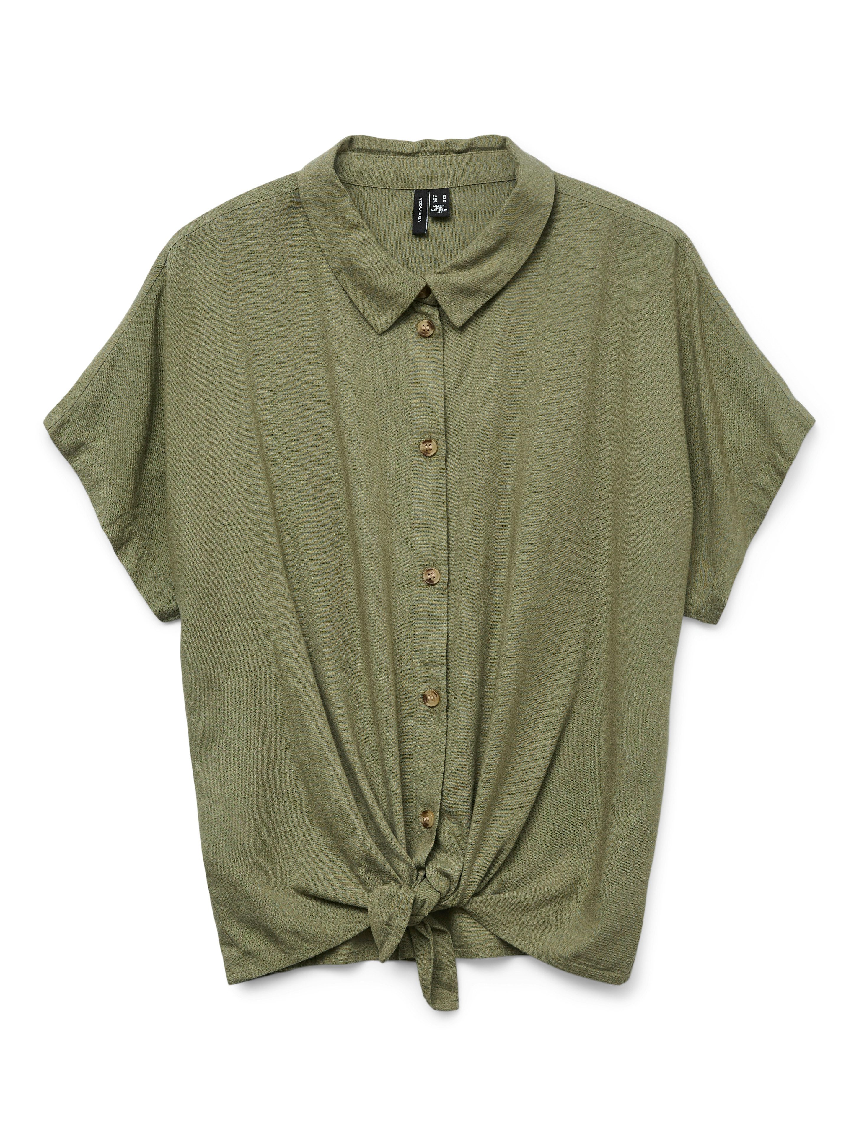 Vero Moda Kurzarmbluse VMTHEA SS TIE günstig online kaufen