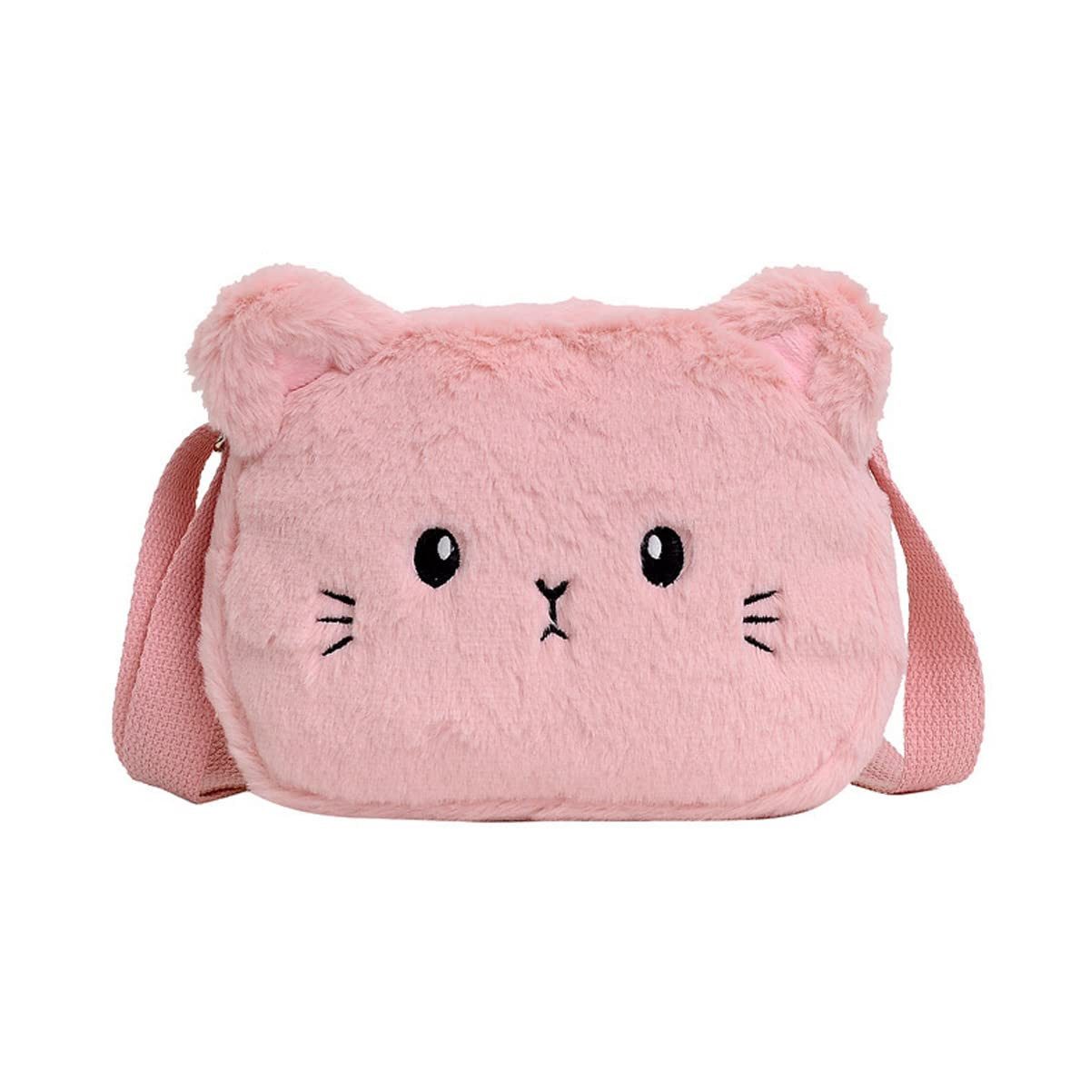 Schultertasche Katzen-Schulterriemen für Mädchen, Niedliche Katzen-Geldbörse