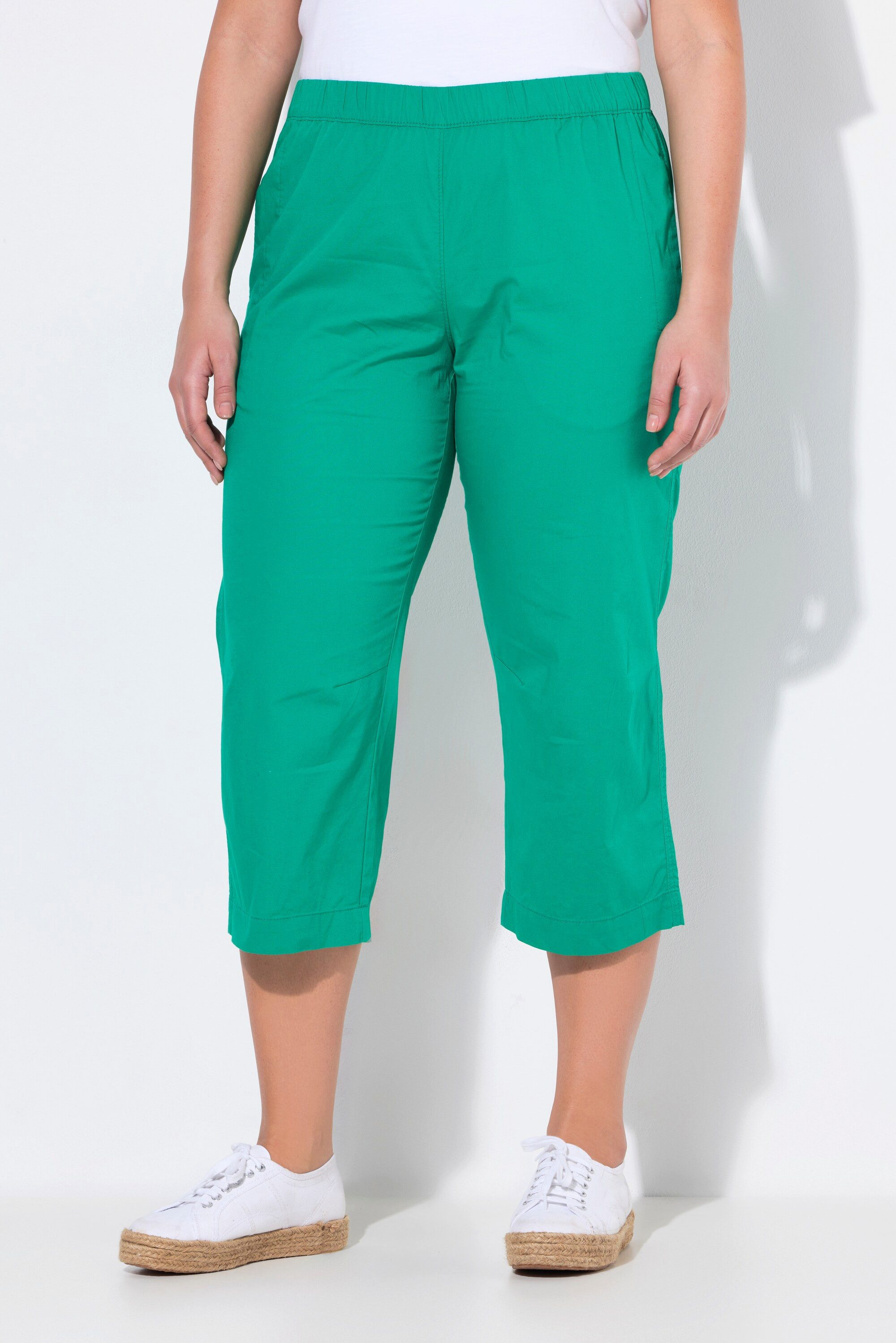 Ulla Popken 7/8-Hose 7/8-Hose Ruby geformtes Knie gerades Bein günstig online kaufen