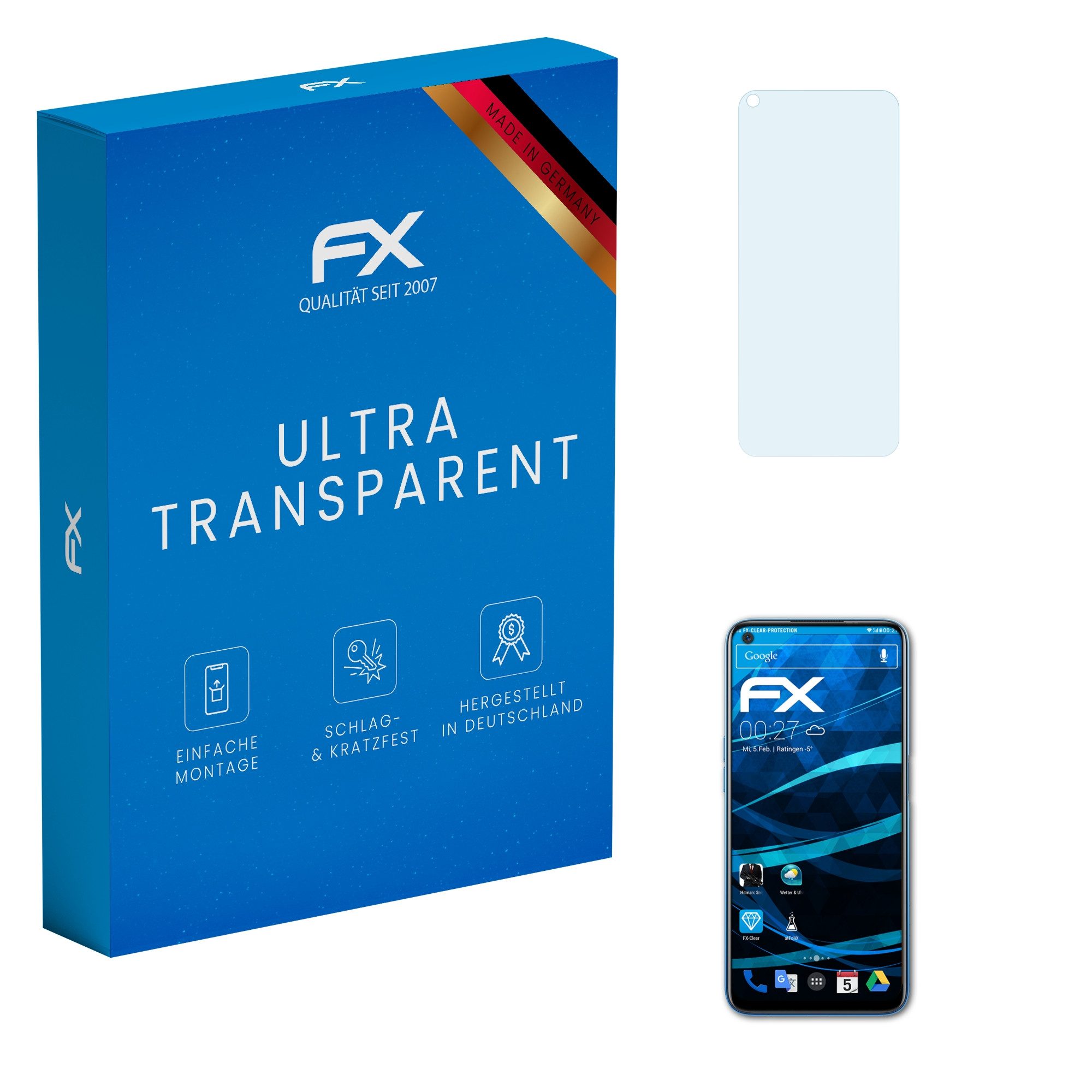 Schutzfolie Displayschutz für Realme 7
