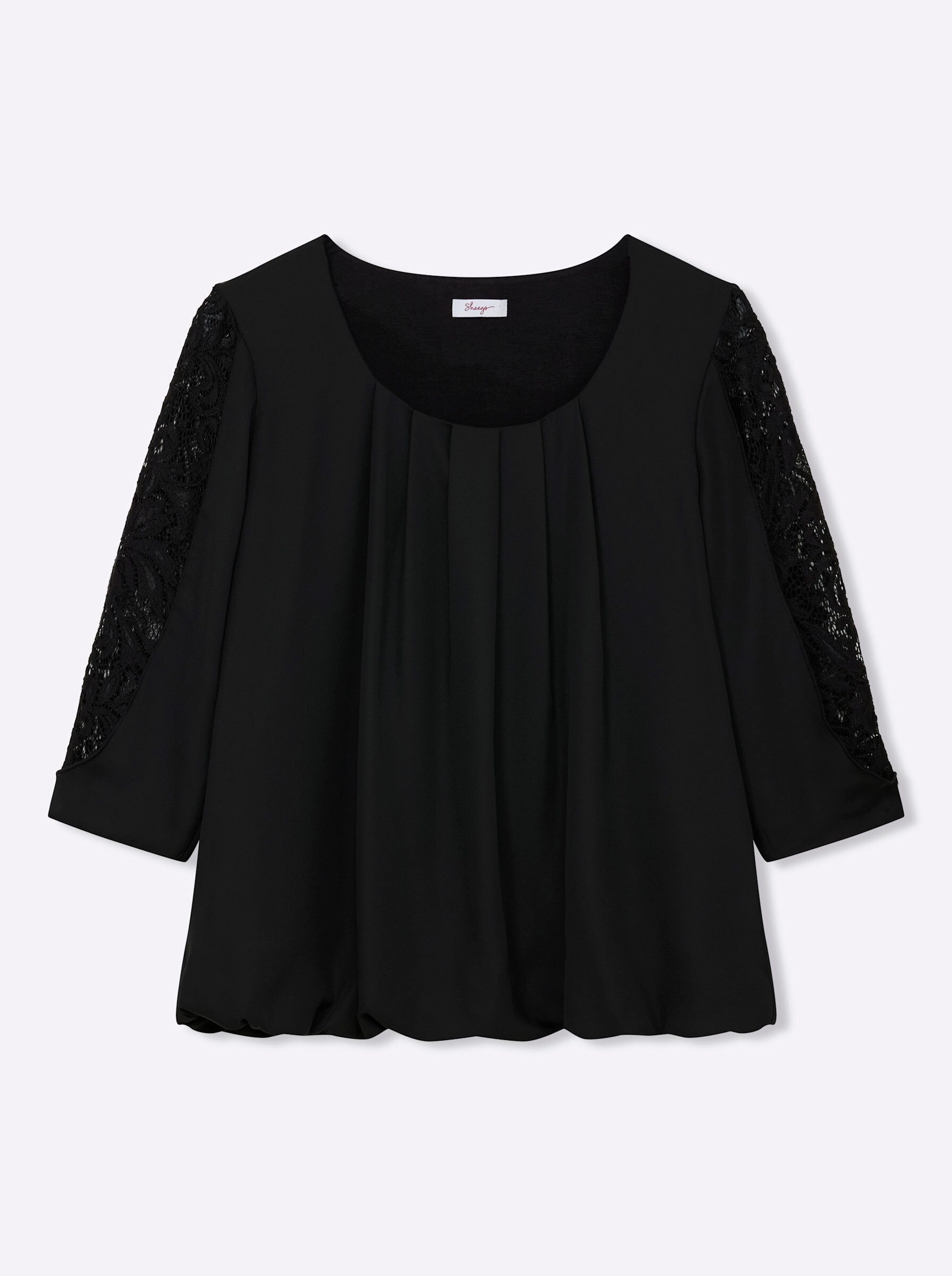 Klassische Bluse Tunika 3/4-Arm