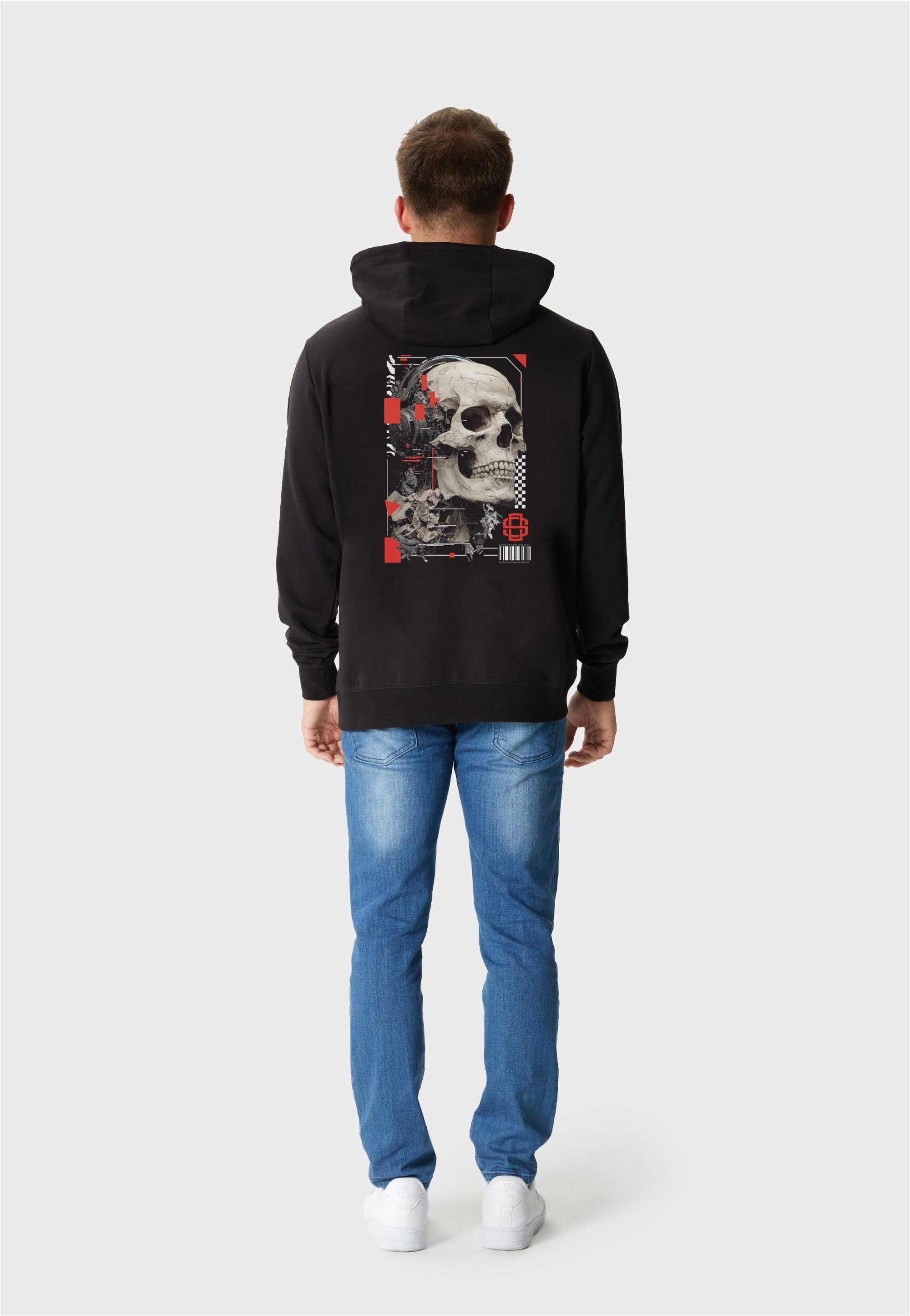 Oldskull Kapuzensweatshirt Xtreme skull headphones mit modernem Motivprint – Bild 2 von 5