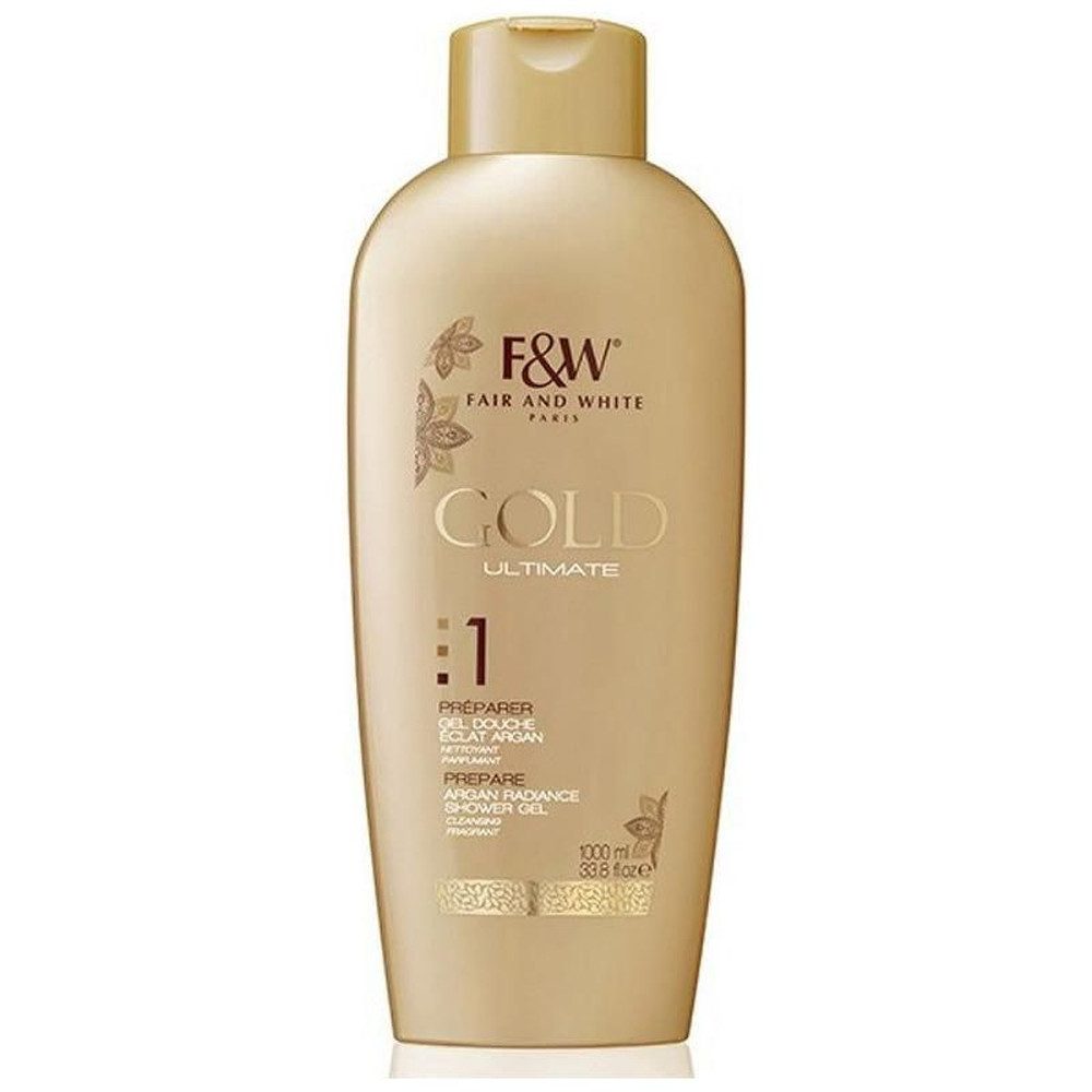 Duschgel Fair & White Gold Ultimate Argan Radiance Shower Gel 1000ml