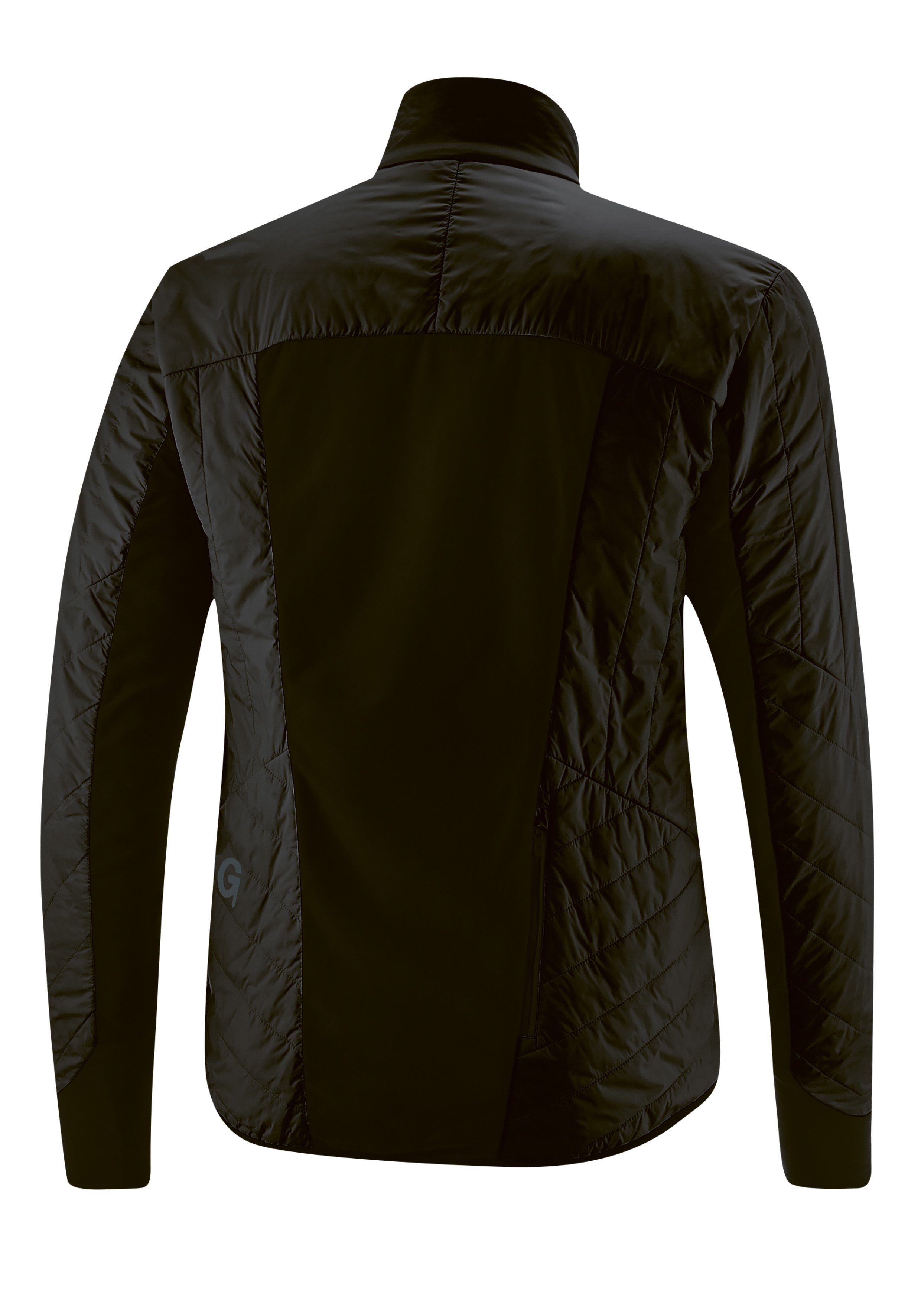 Gonso Fahrradjacke Tomar Herren Primaloft-Jacke, atmungsaktiv schwarz und warm, winddicht