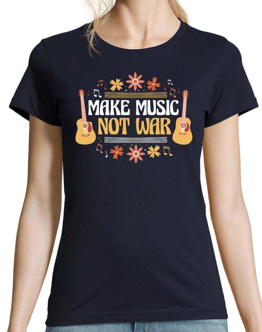 Youth Designz Print-Shirt "Make Music not War" Damen T-Shirt mit lustigem S günstig online kaufen