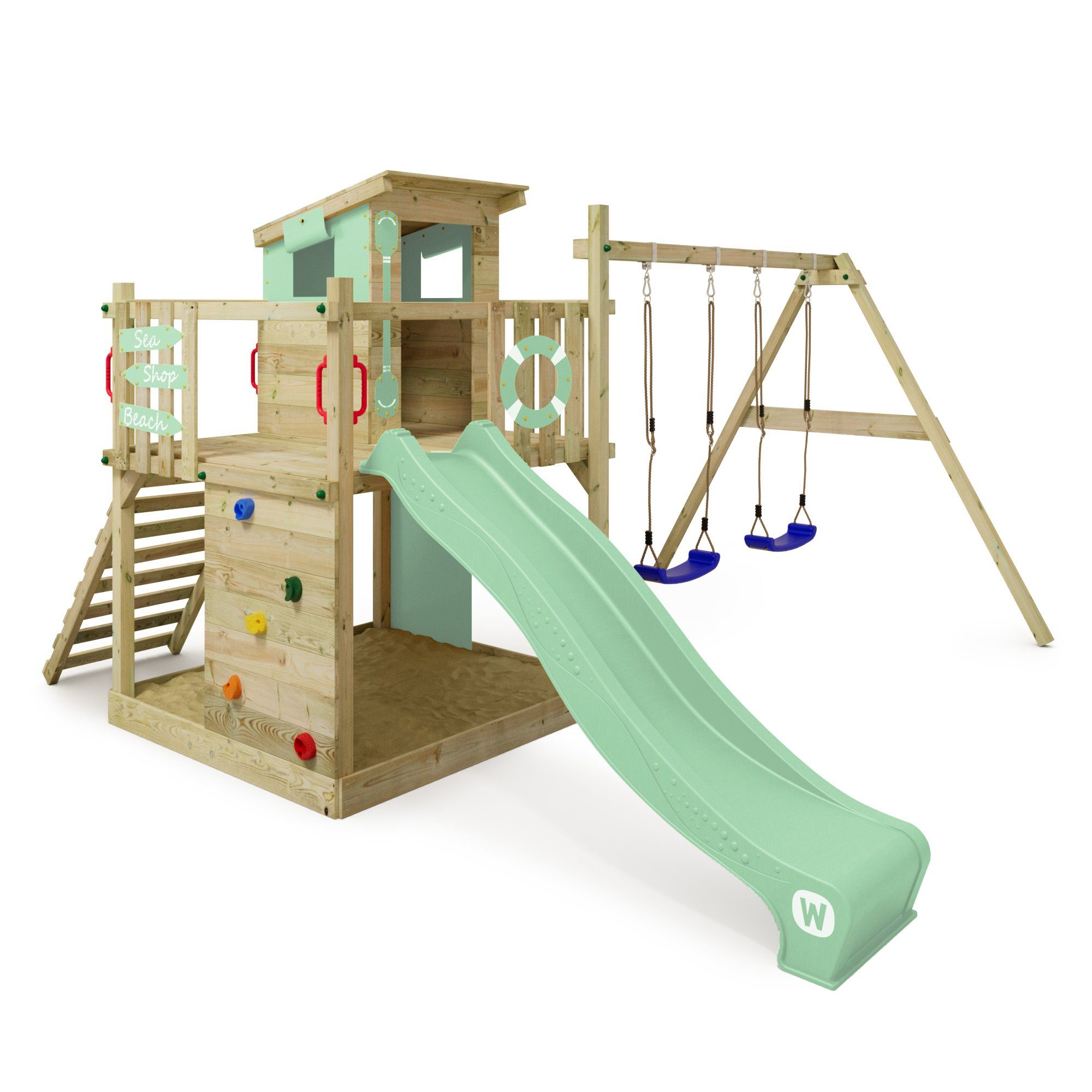 Kletterturm Mit Rutsche