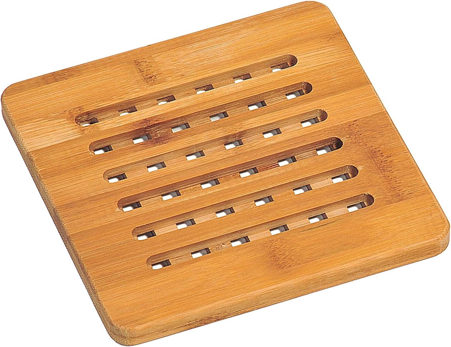 KESPER® Topfuntersetzer Topfuntersetzer, Bambus, 19 x 19 x 5 cm, Braun, 1-tlg.