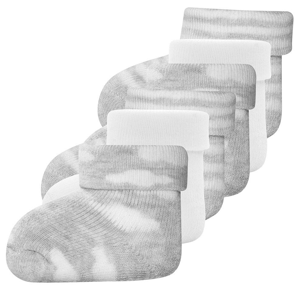 Socken Newborn Socken 6er Pack Wolken/Ringel/Uni