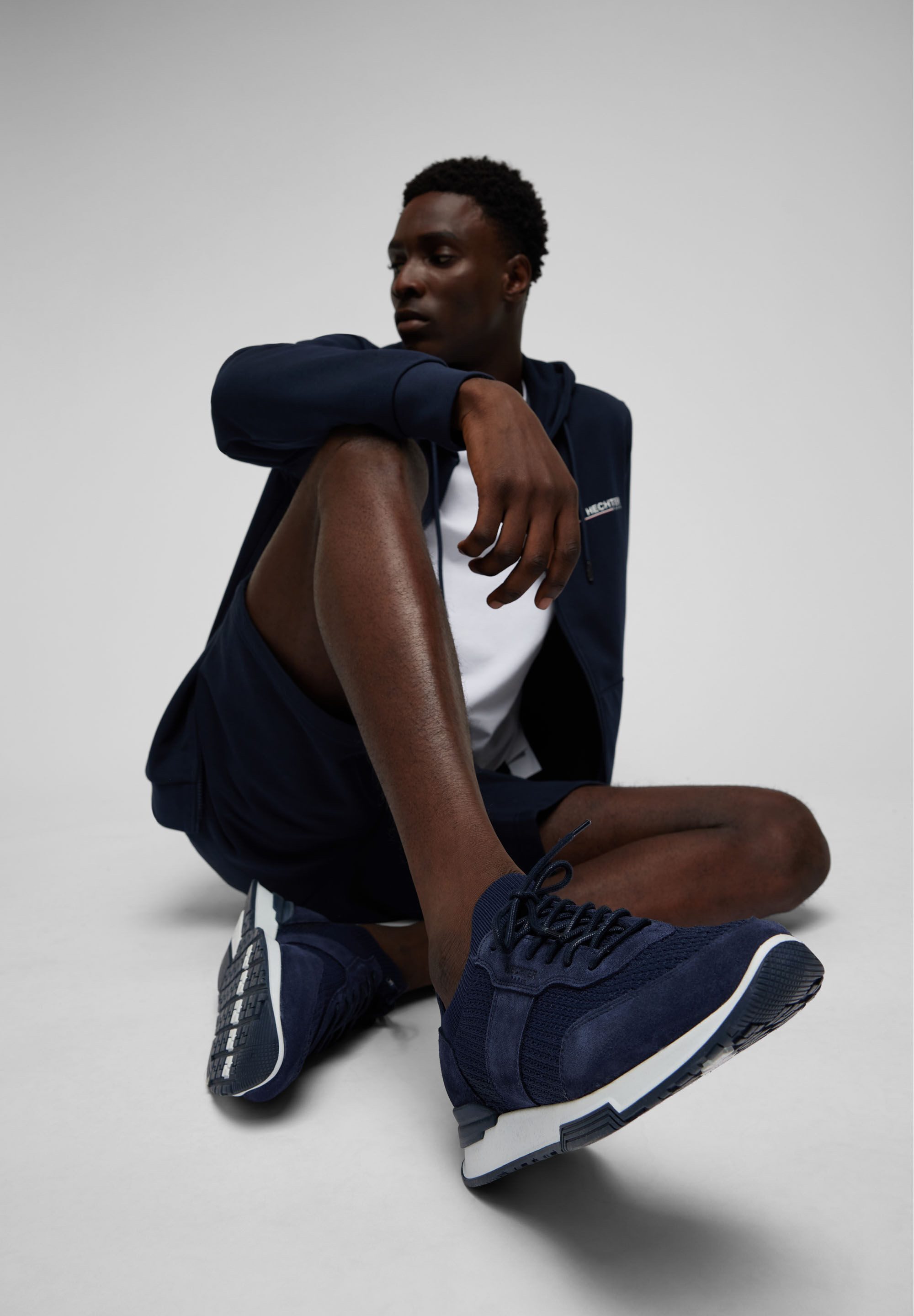HECHTER PARIS Sneaker (2-tlg) mit Strickdetails