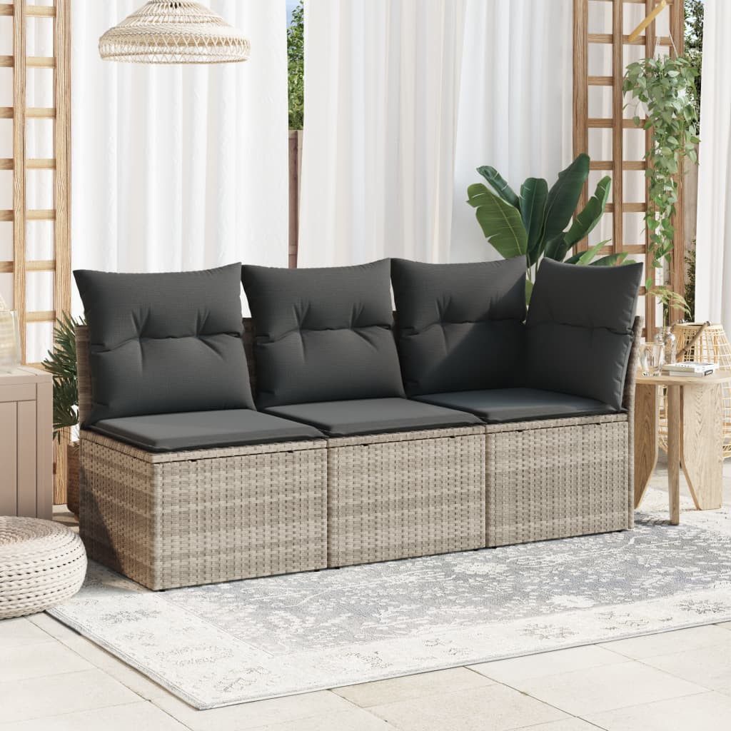 vidaXL Loungesofa Gartensofa ohne Armlehnen mit günstig online kaufen
