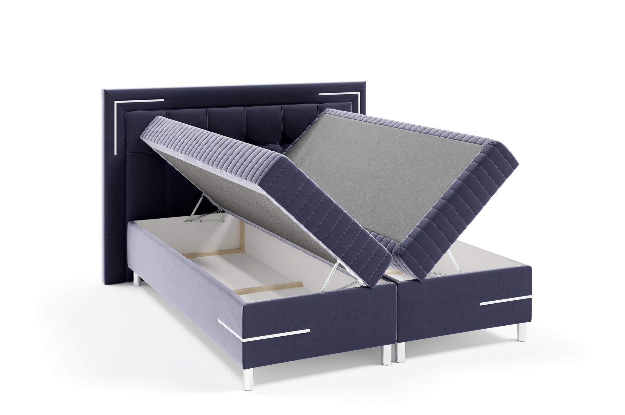 Fun Möbel Boxspringbett Schlafzimmerbett AMORE Nr.1 in Stoff Fresh (inkl. B günstig online kaufen