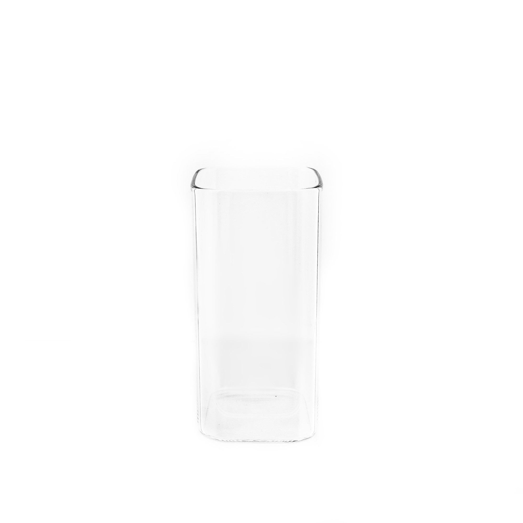 Almina Gläser-Set 6er Gläser-Set 350 ml Quadratisches Glas, Transparent, 6-tlg.