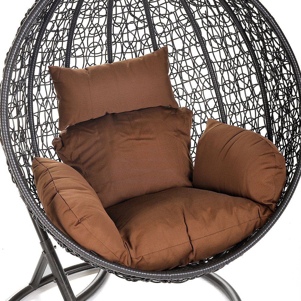 Auflagekissen CIELO DELUXE Kissenbezug HOME Polyester Hängesessel Polyrattan waschbaren Kissen, St), (1 aus