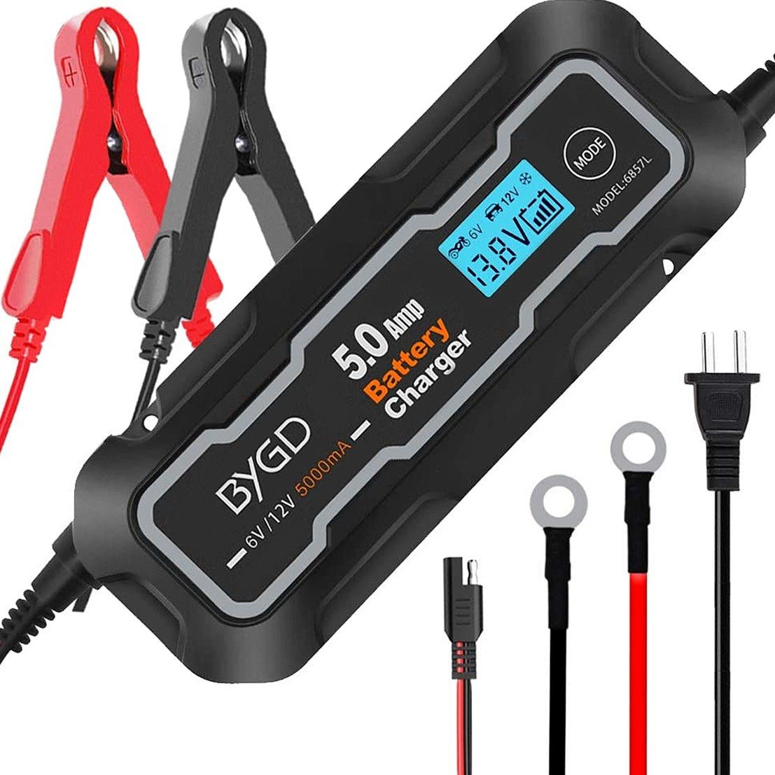 Lumitecs Motorrad Batterie Ladegerät # BX2 Intelligente Ladung 5A Autobatterie-Ladegerät