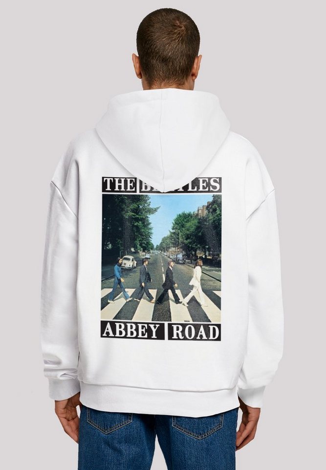 F4NT4STIC Kapuzenpullover The Beatles Band Abbey Road Print, Das Model ist  180 cm groß und trägt Größe S
