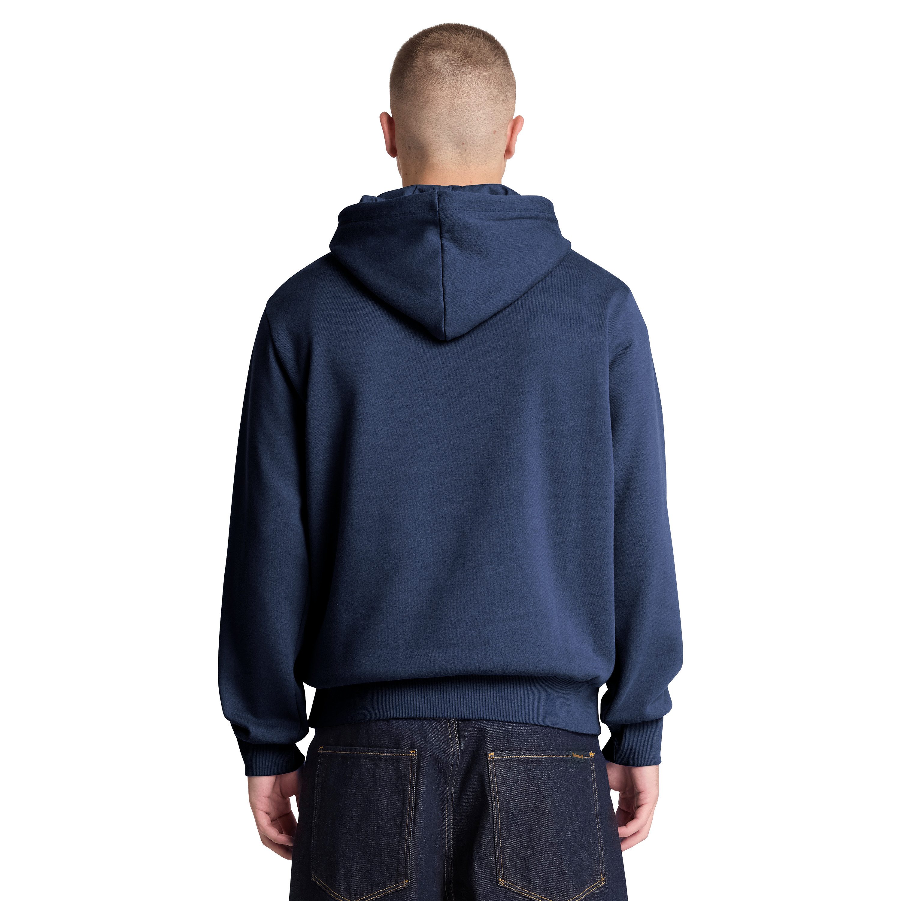 Timberland Hoodie Silicon Badge BB Hoodie aus Baumwolle und Polyester, in den Größen S bis XXXL