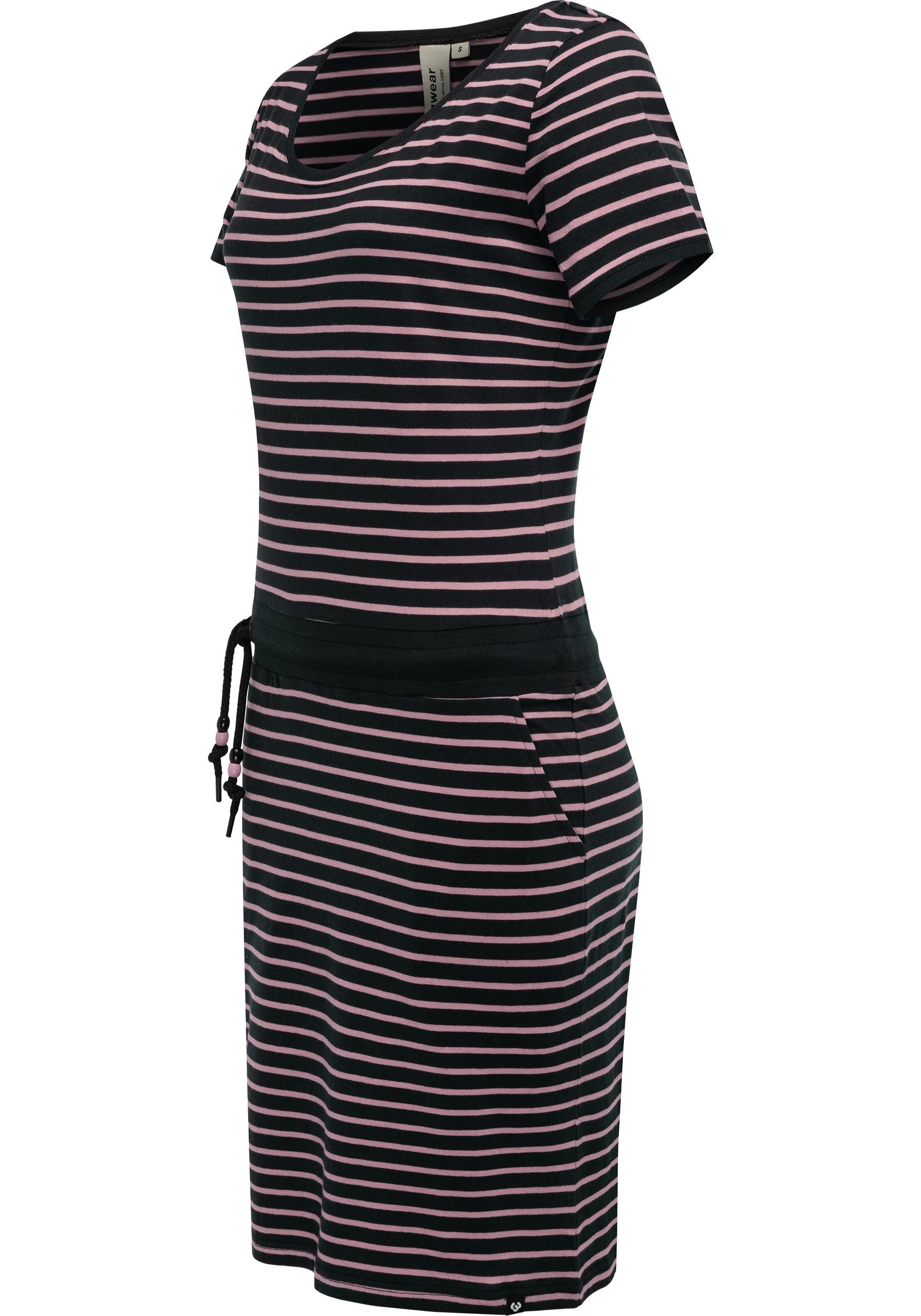 Ragwear Sommerkleid Baomi gestreiftes Damen Minikleid mit Taillenkordel und günstig online kaufen