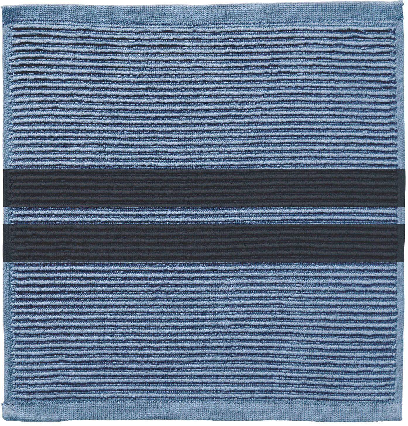 DDDDD Spültuch Baxter, (Set, 4-tlg), aus reiner Baumwolle, 30x30 cm denim