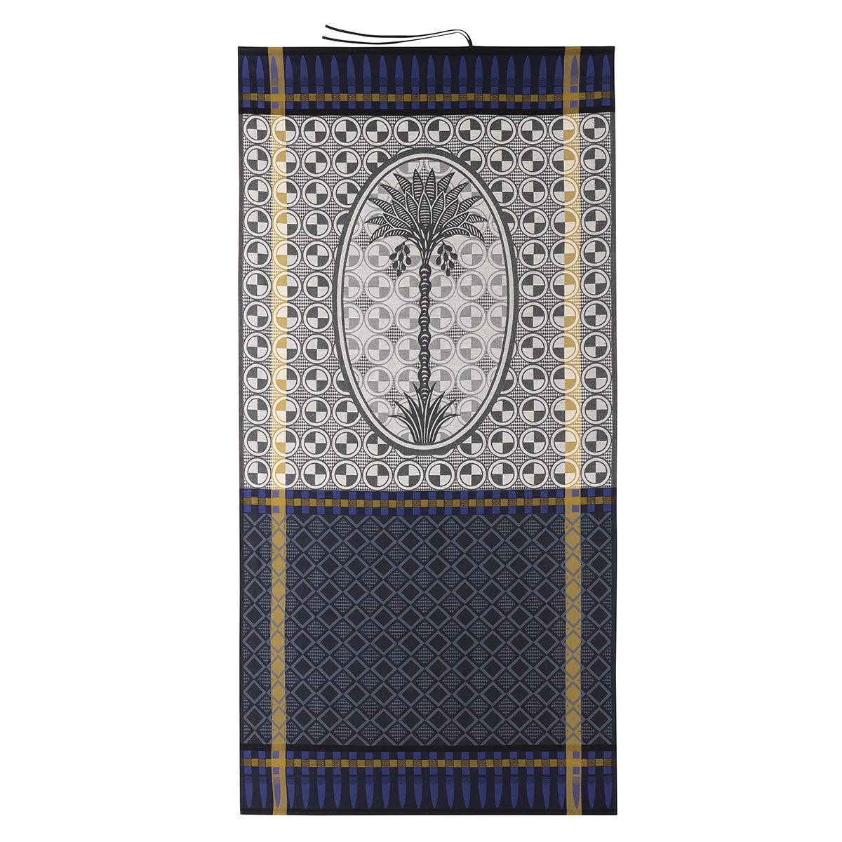 Le Jacquard Francais Strandtuch Strandtuch Palmeraie Oasis 100x200 cm, Waffelpiqué (1-St), Waffelpiqué