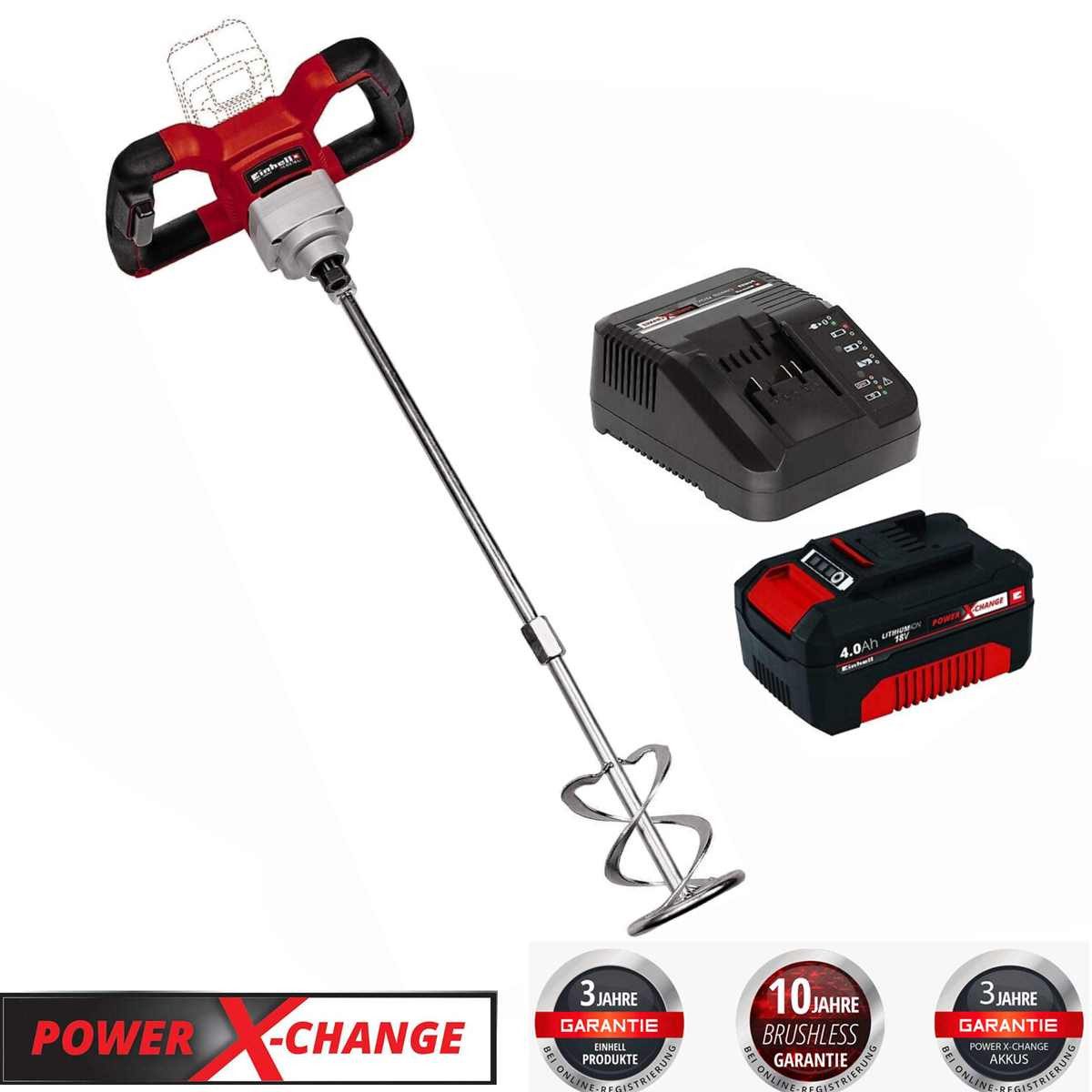 Einhell Rührwerk Farbmörtelrührer TE-MX 18 Li- günstig online kaufen