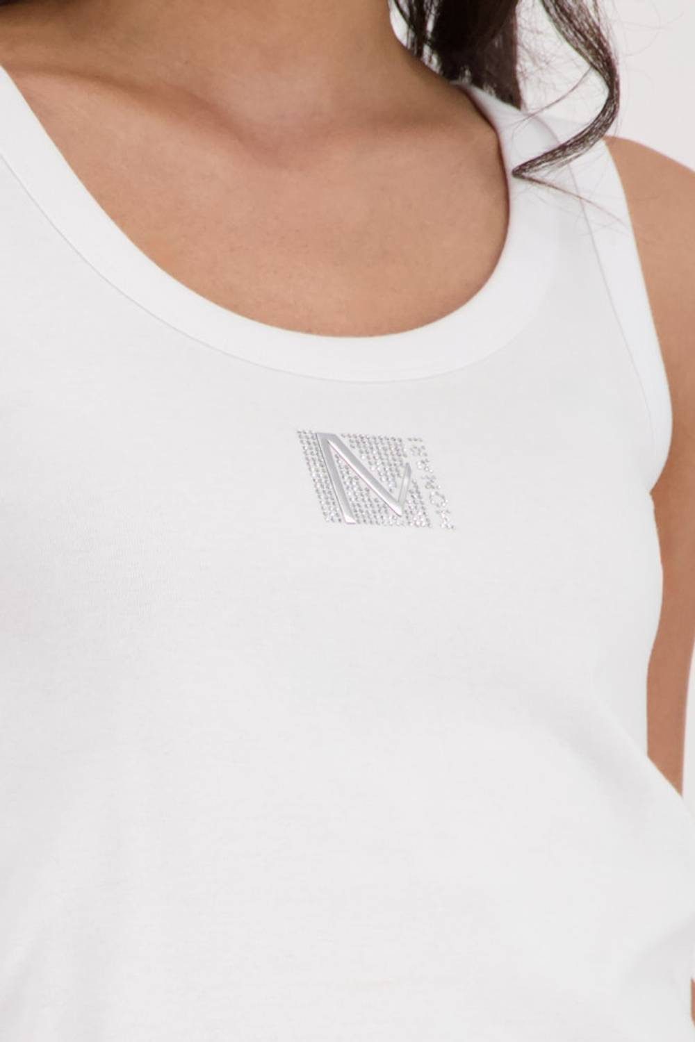 Monari Rundhalspullover 410722 elegant