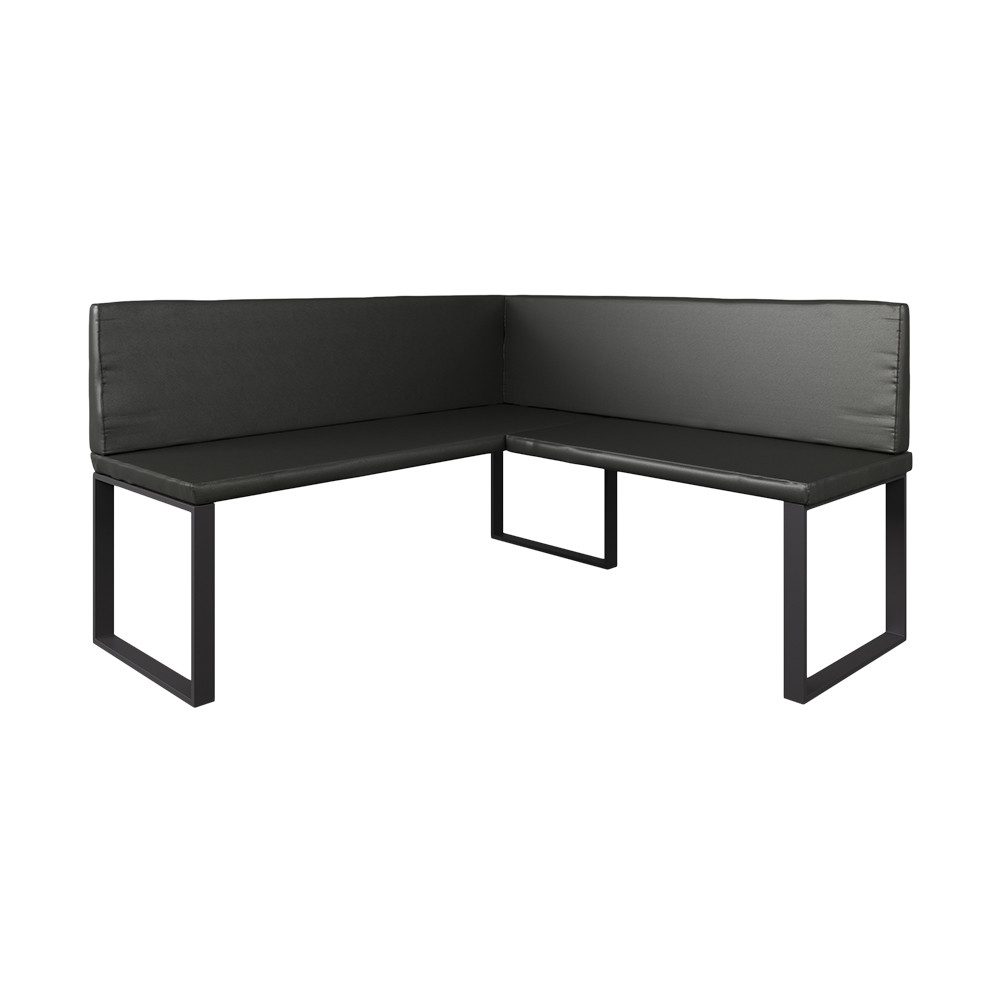 Vicco Sitzbank Ravon, Schwarz, 150 x 150 cm (1-St)