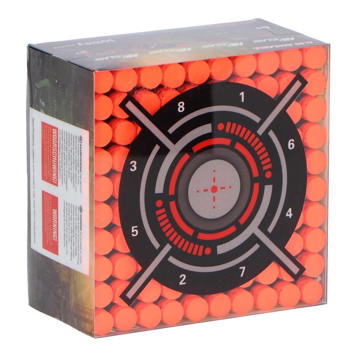 Airblast Softdarts - Softbullet Nachfüllbox – kompatibel mit Airblast Blastern –100 Stück, Ideal als Nachfüllpackung