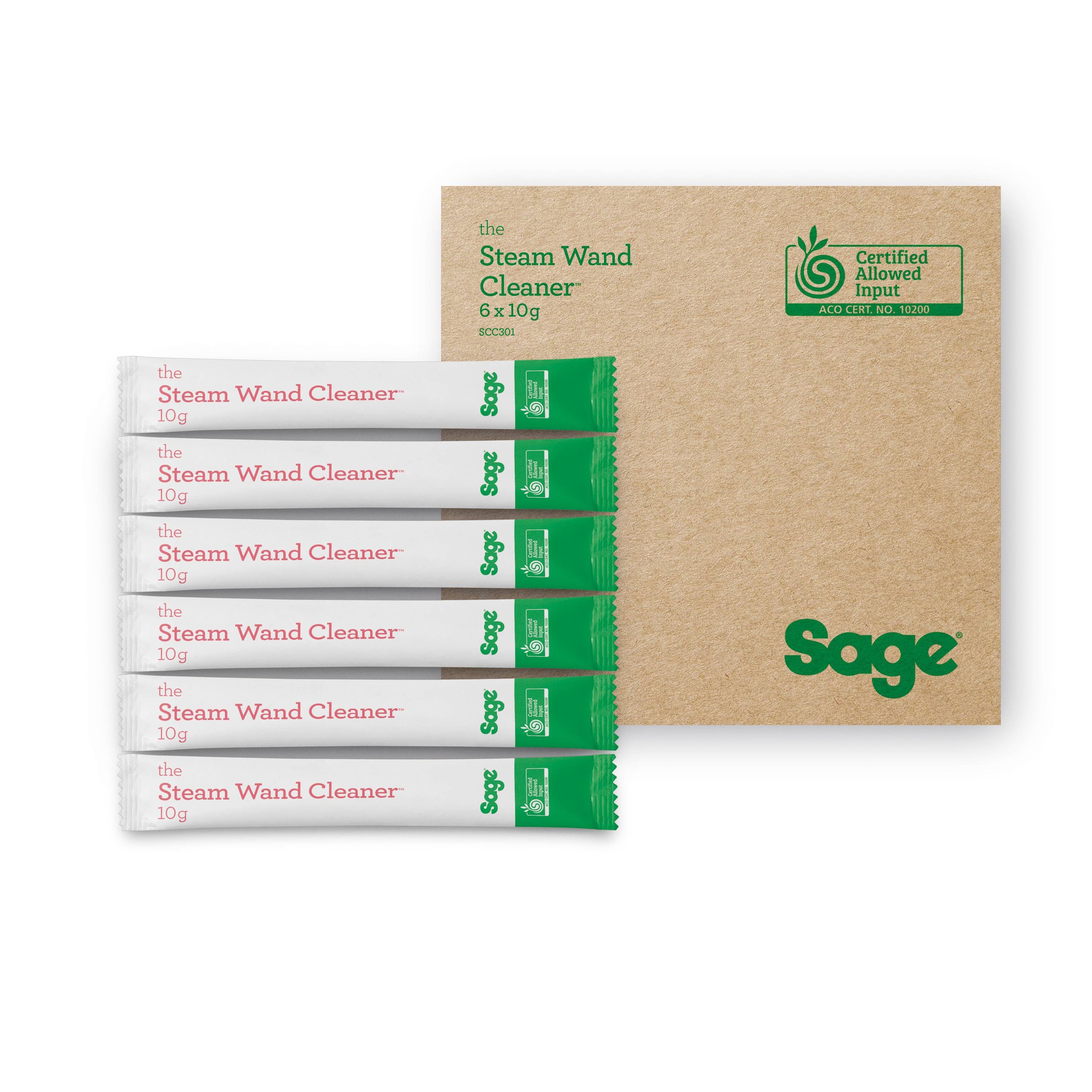 Sage Sage Dampfstabreiniger für Milchaufschäumer Pulverbeutel Reinigungstabletten (6-St)