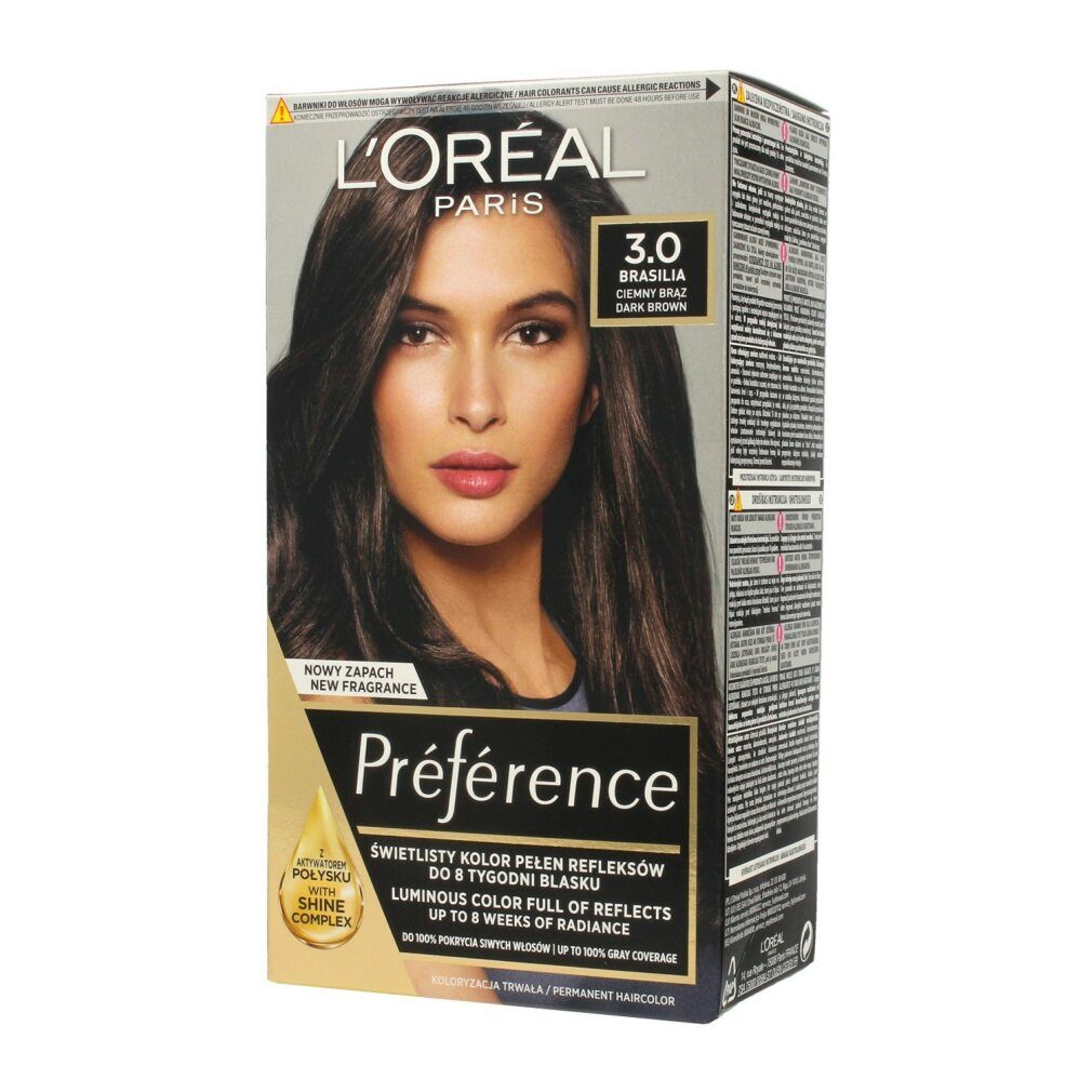 L'Oreal Deutschland Mascara Preference Haarfarbe Nr. 3.0 Brasilia - Dunkelbraun 1op.