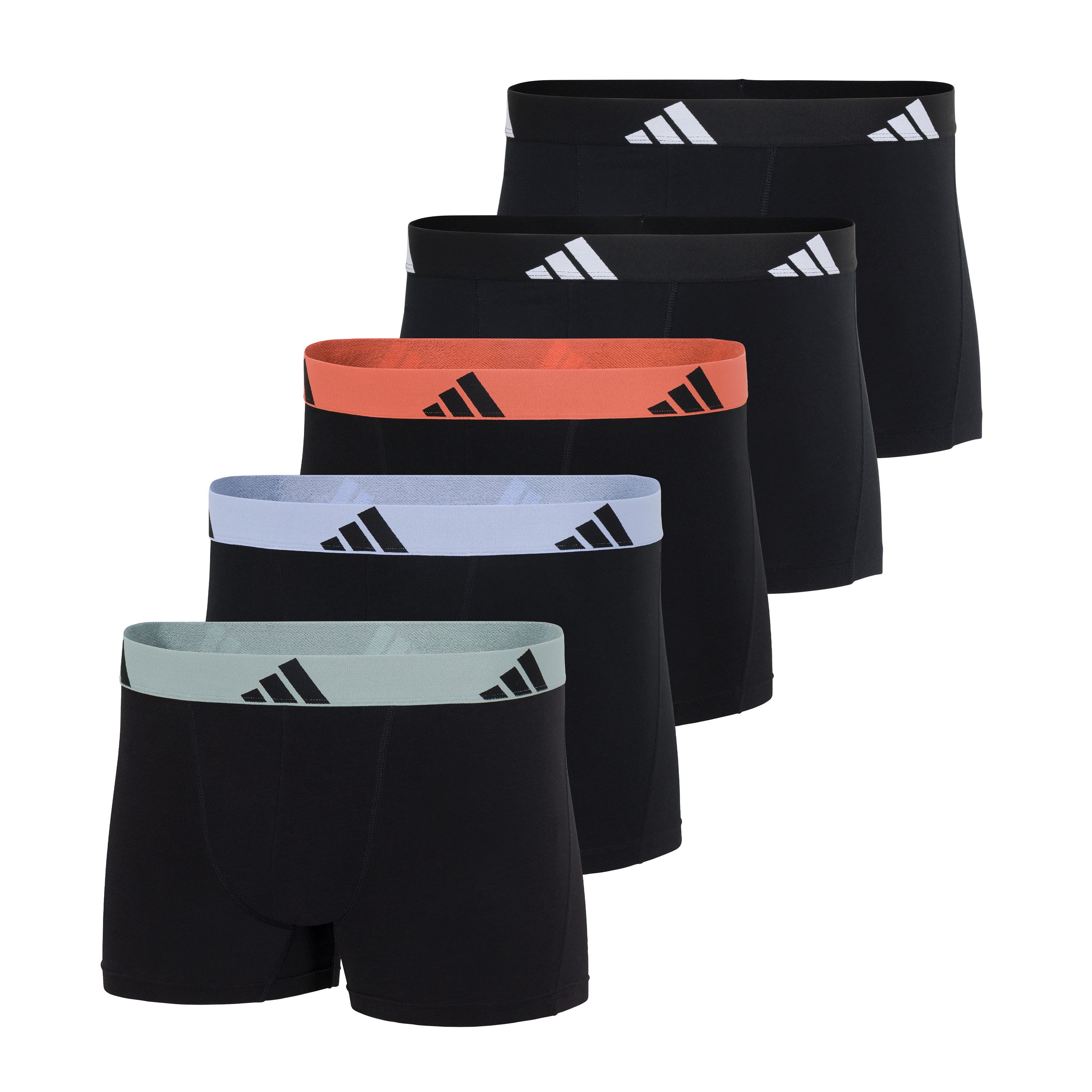 adidas Sportswear Trunk Active Flex Cotton (5er Pack) Multipack, elastisch, Logo-Bund, ohne Eingriff