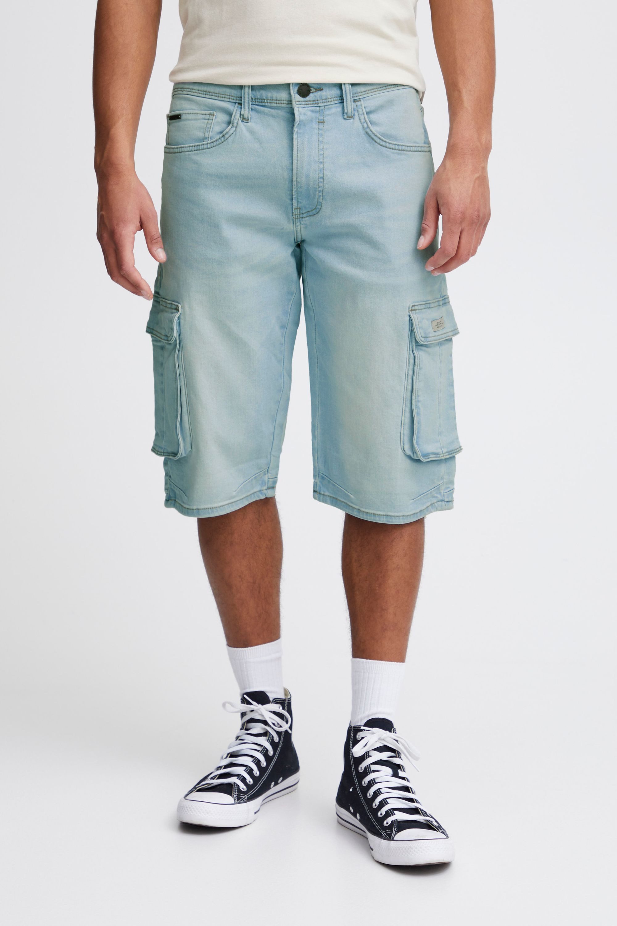 Blend Cargoshorts BHDenim Lässige Cargo-Shorts mit Taschen