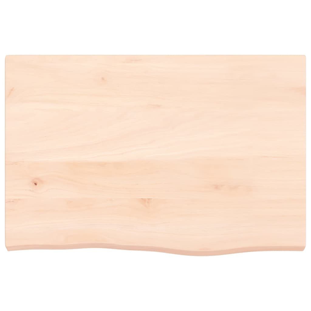 Eiche furnicato 60x40x(2-4) cm Unbehandelt Tischplatte Massivholz