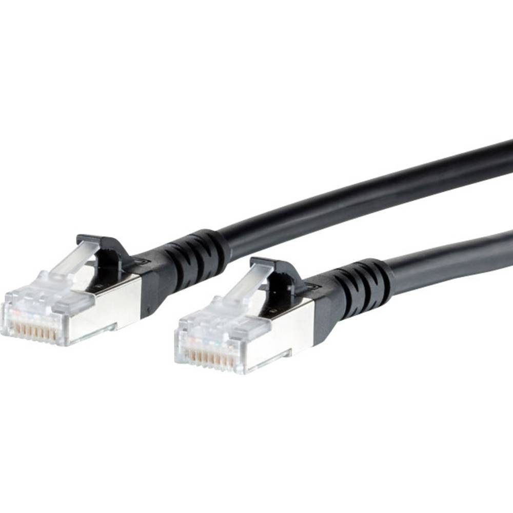 Metz Connect Patchkabel Cat.6A AWG 26 3.0 m 1308453000-E LAN-Kabel, (3.00 cm), mit Rastnasenschutz