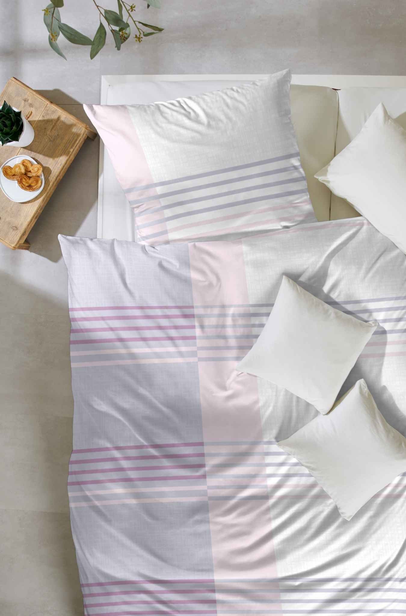 Primera Bettwäsche Hahn Biber Bettwäsche Karo günstig online kaufen