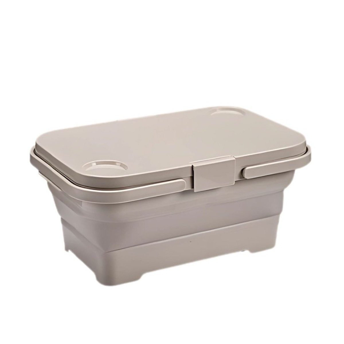 COFI 1453 Picknickkorb mit Tisch - Klappbar, 3in1 mit Becherhalter, 46 x 28,5 x 23 cm (1 St), 46 x 28,5 x 23 cm