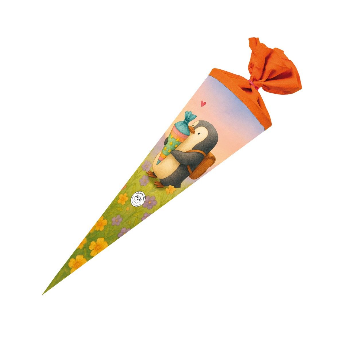 Nestler Schultüte Nestler Schultüte Pinguins Zuckertüte 70cm mit Filzverschluss
