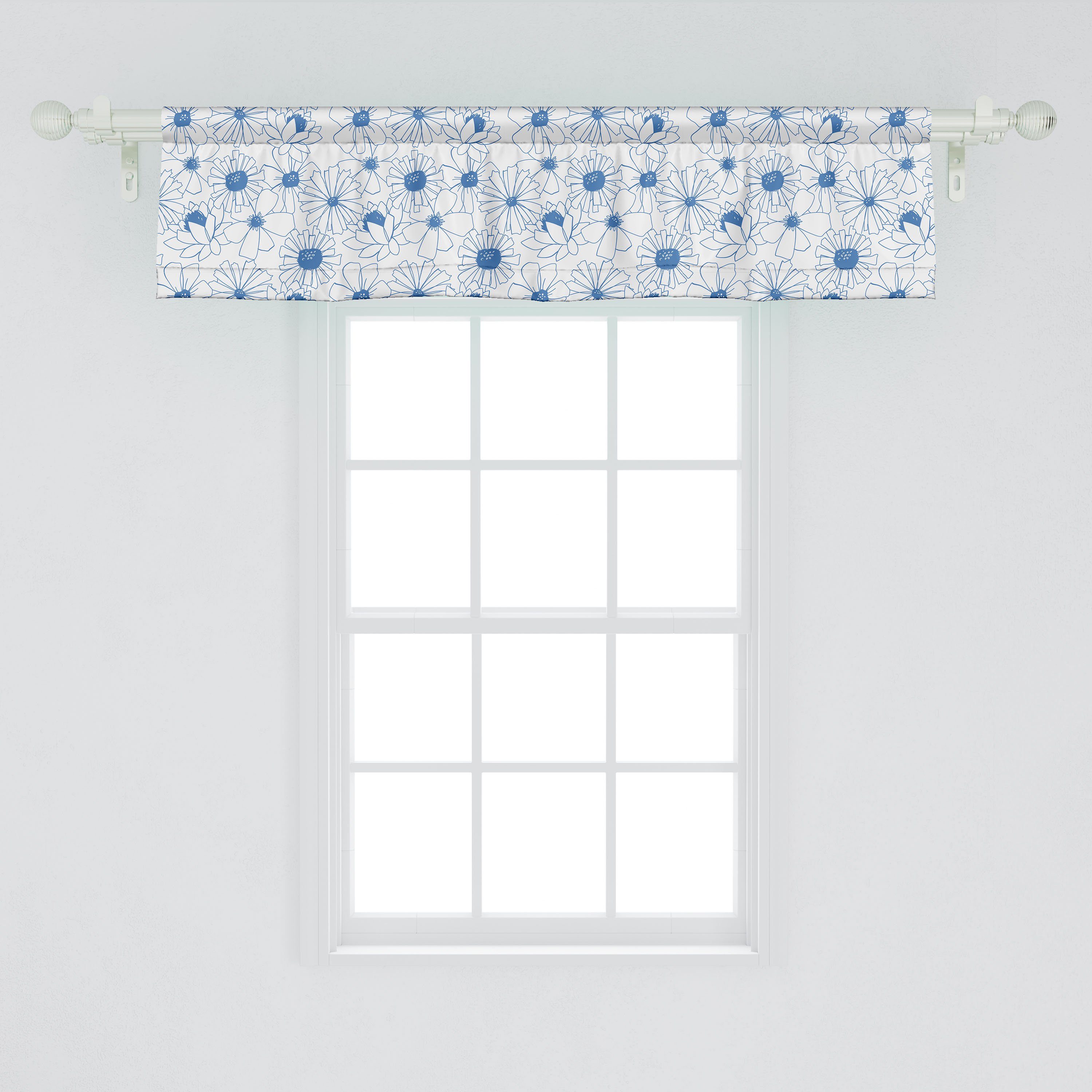Schlafzimmer mit Vorhang Stangentasche, Nektar Microfaser, gezeichnet Volant Abakuhaus, Scheibengardine Küche Hand Blumen für Blumen Dekor