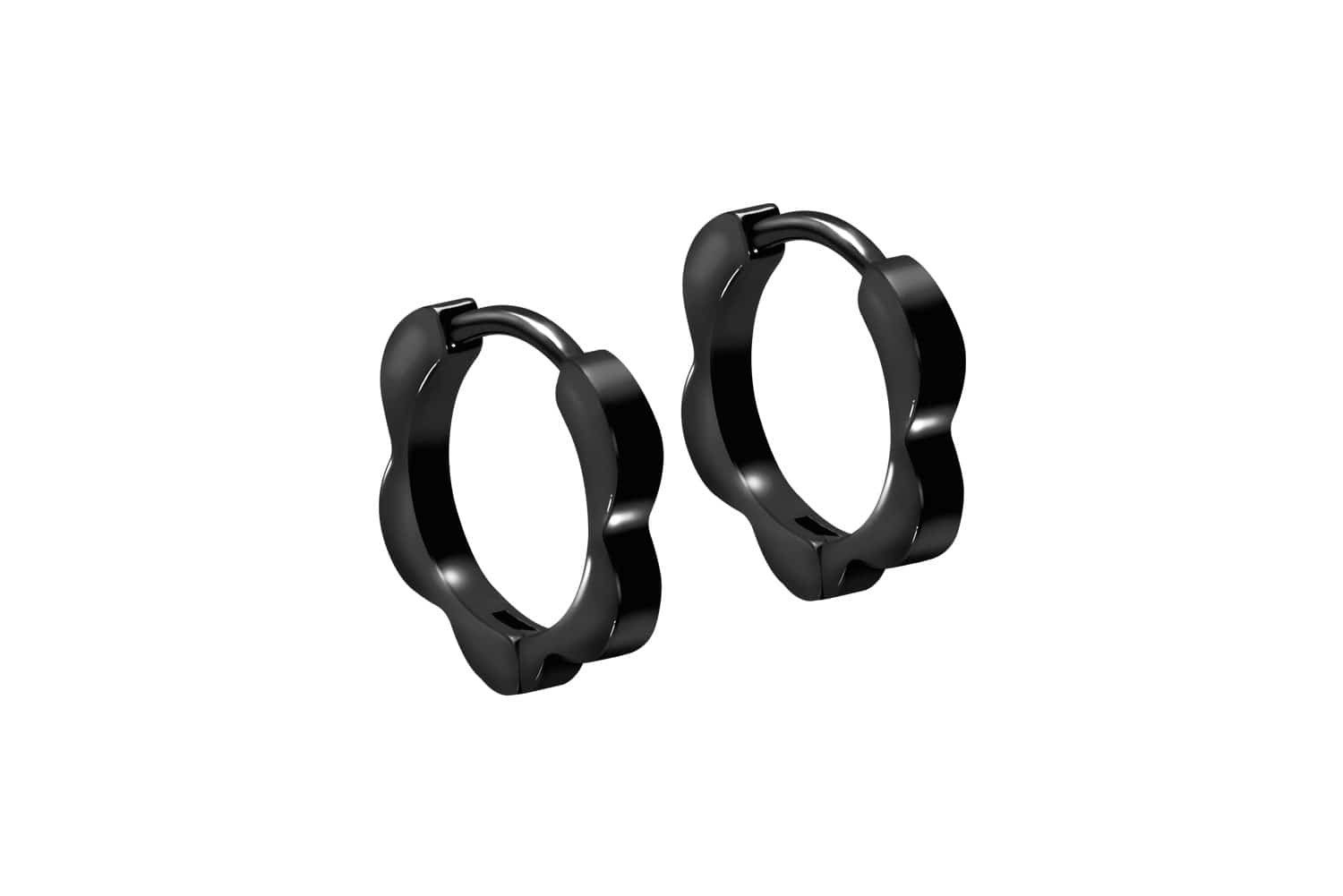 FILANGO Piercing-Set Titan Ohrclicker Creolen BLUMENFORM günstig online kaufen