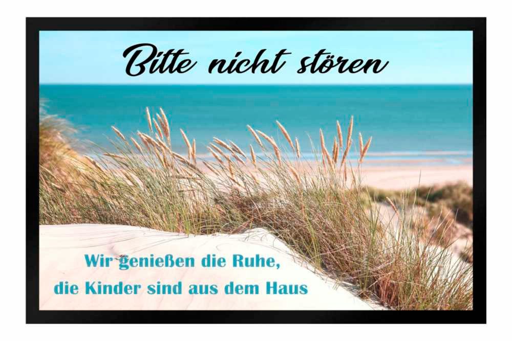 Ladreas Fußmatte Schmutzfangmatte nicht stören Kinder aus dem Haus F522, 60x40