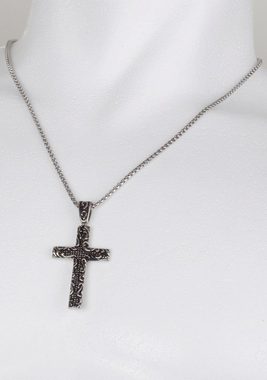 J.Jayz Kette mit Anhänger Halskette Kreuz used look