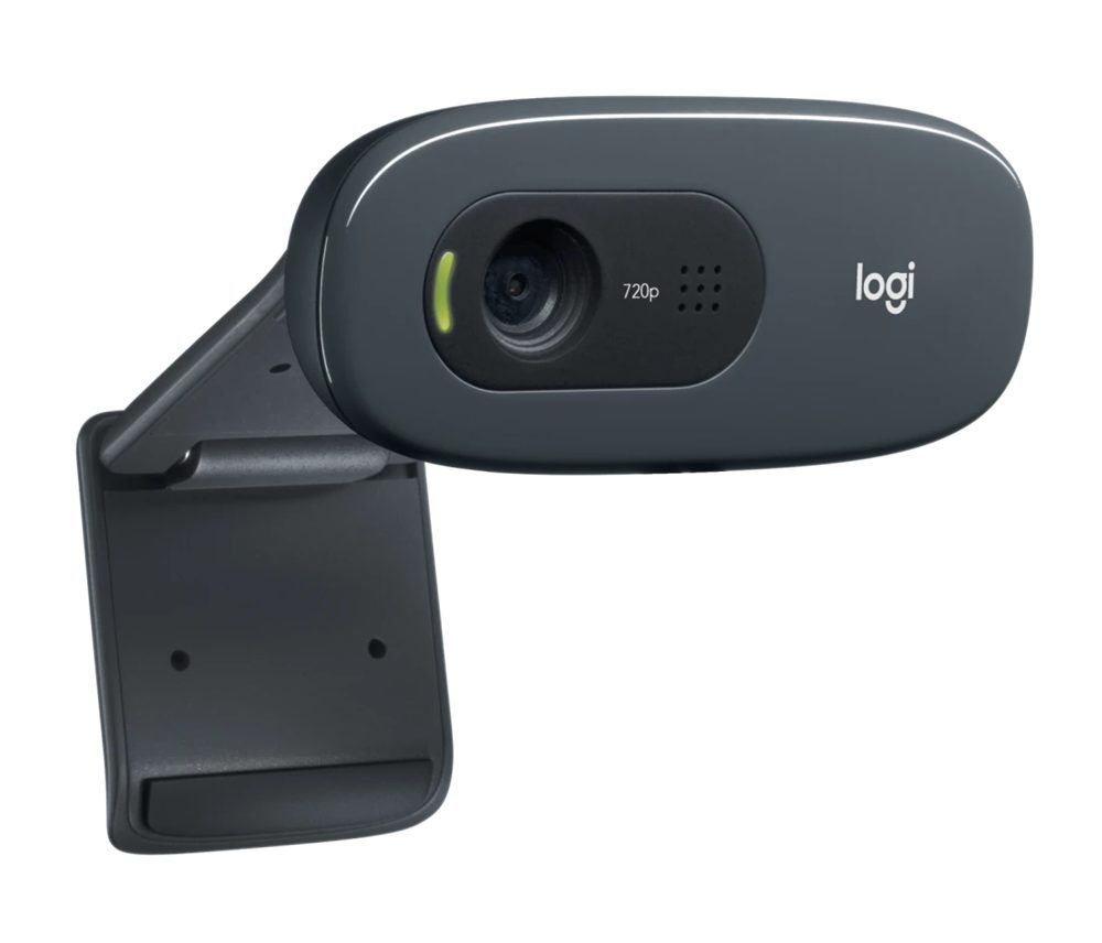 Logitech C270, HD 720p, 60° Sichtfeld, Fester Fokus, Belichtung, Rauschfilter Full HD-Webcam