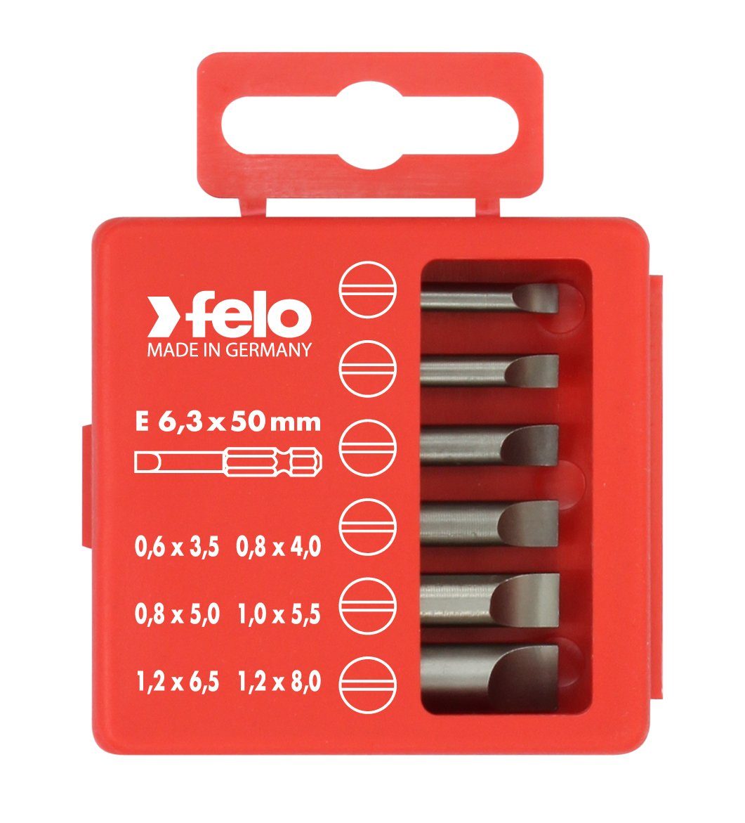 Felo Bit-Set Felo Profi Bitbox 50 mm, 6-tlg SL