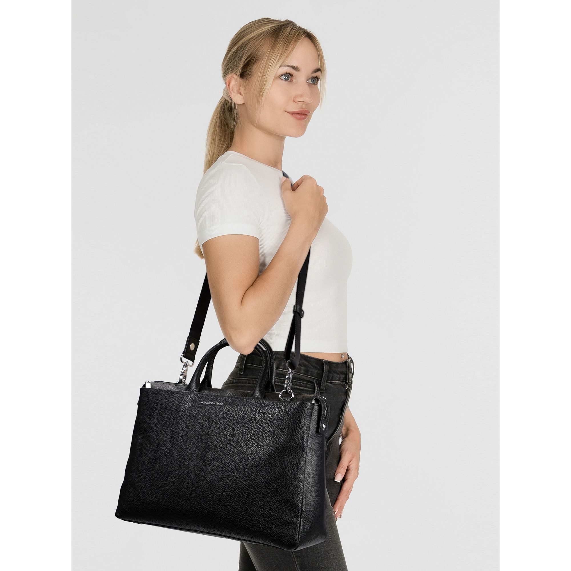 Mandarina Duck Henkeltasche Mellow Urban, Leder