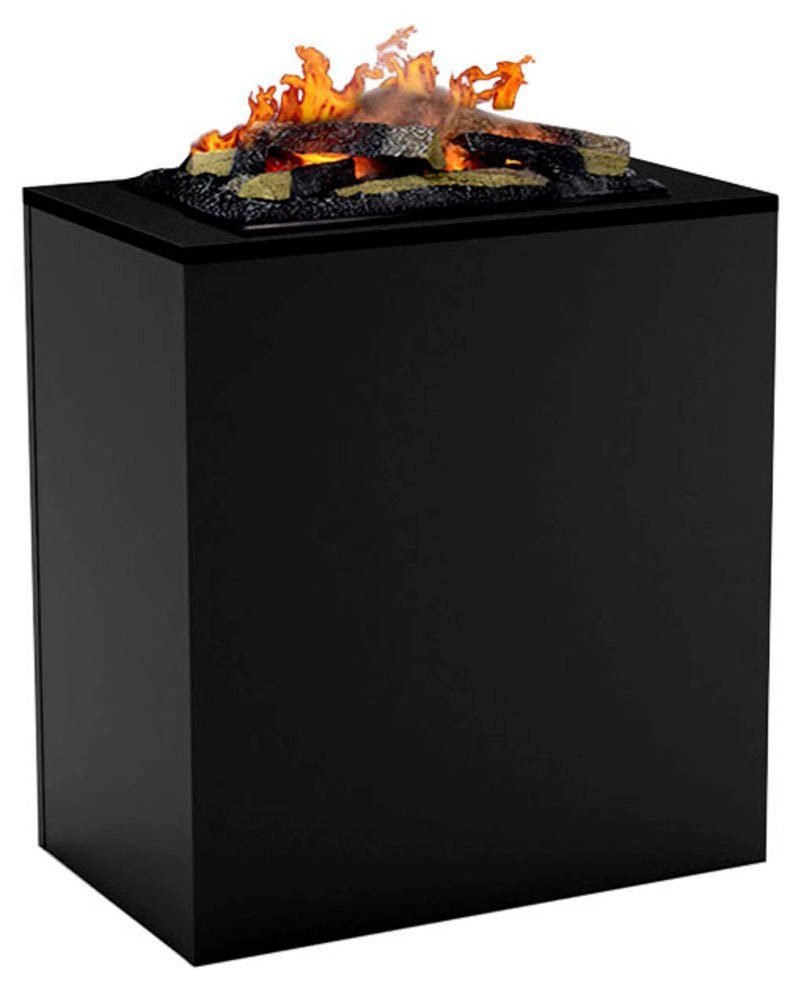 mit Wasserdampfkamin 3D schwarz integriertem Knistereffekt Feuer mit GLOW FIRE »Rilke«, Elektrokamin