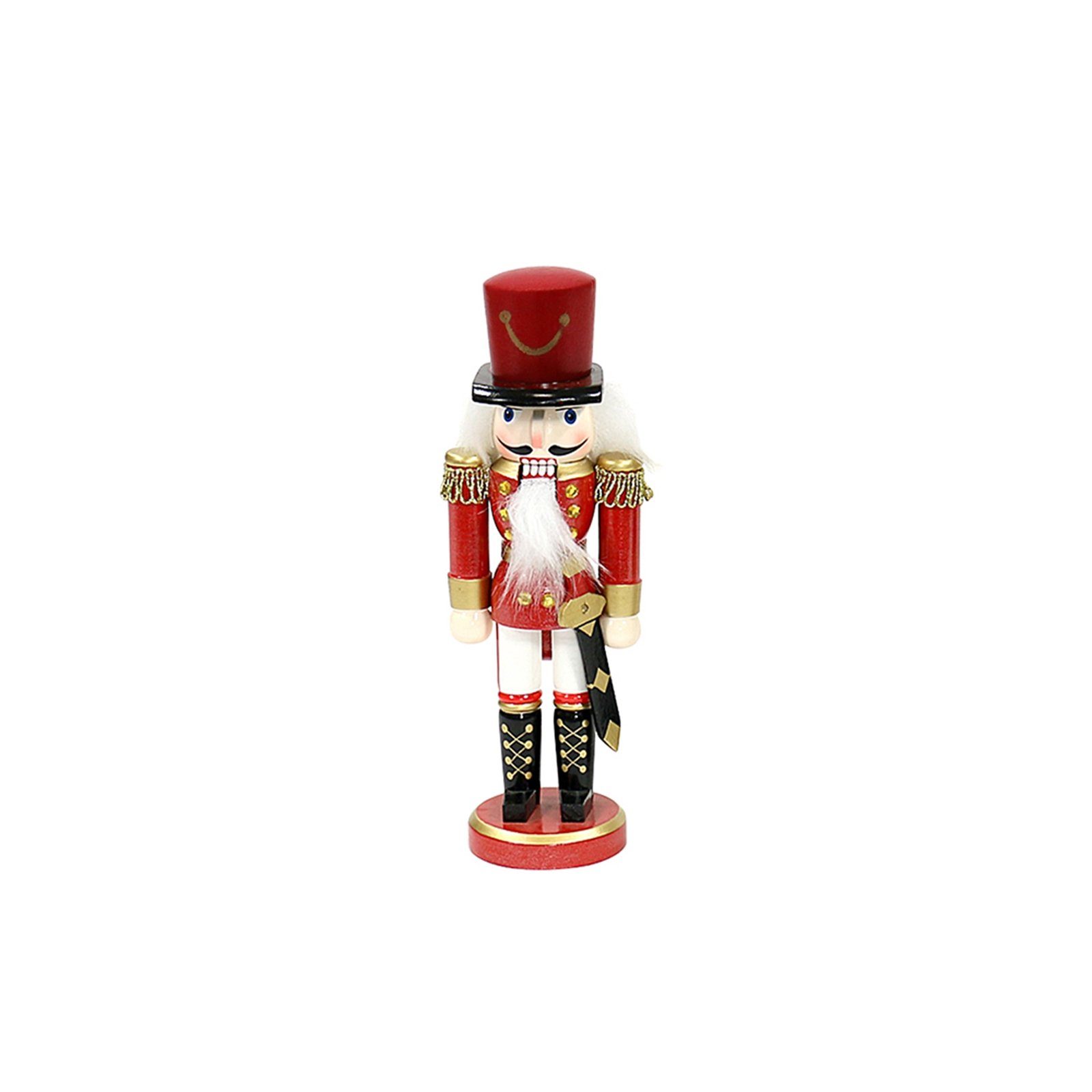 (1 Weihnachtsfigur Rot Mini St) SIGRO Soldat Weihnachts-Nussknacker