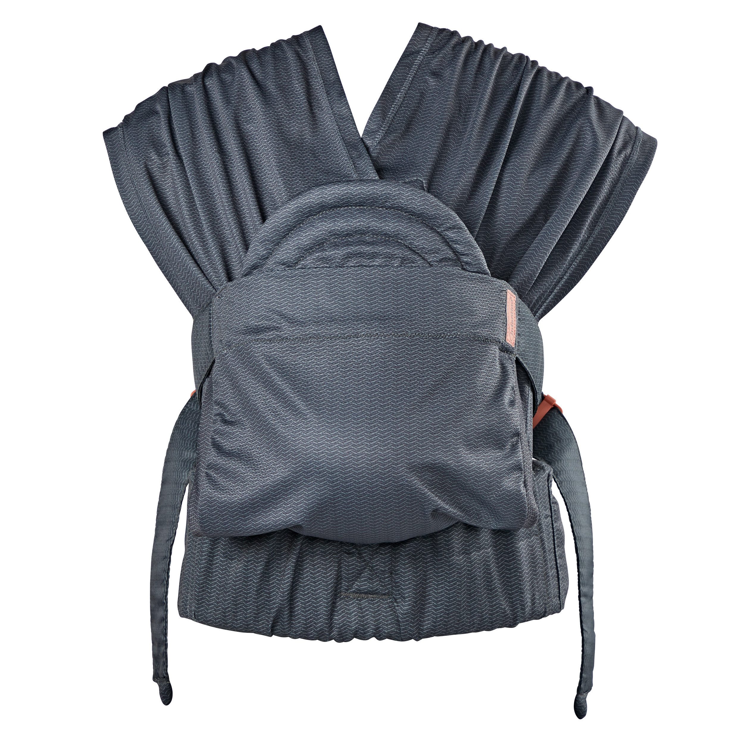 Infantino BKids Babytrage Hug & Cuddle - Schwarz, Baby Bauchtrage & Tragetuch ab Geburt von 3,2 - 11,8 kg
