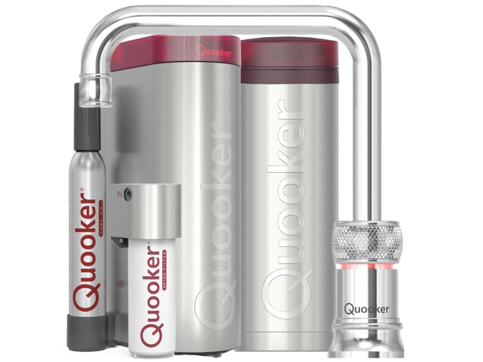 QUOOKER Küchenarmatur Classic Nordic Square single tap Set mit PRO3 Reservoir & CUBE *inkl. 7 JAHRE GARANTIE*