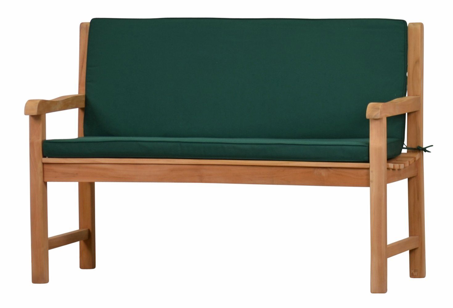 Marabella Sitzauflage Für Gartenbank 150x40x4 Cm – Waschbare Polsterauflage In Grün, Perfekt Für Gemütliches Sitzen Im Freien